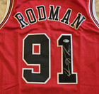 Dennis Rodman Signed Jersey-hall Of Fame-chicago Bulls-beckett