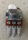  noble   japan  Nos 16-type 100k Balance Potentiometer Center Detent 0 25  Shaft