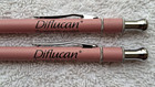 Lot Of 2 Vintage Diflucan Drug Rep Heavy Advertising Pharma Collectable Pens