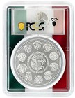 2022 Mexico 1oz Silver Libertad Pcgs Ms69 - Flag Picture Frame