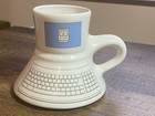 Vintage 1980   s Apple Macintosh Computer Keyboard Rainbow Logo Coffee Mug