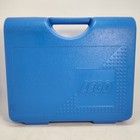 Vintage Lego Storage Carrying Case Blue Plastic Latch Closure Box 1997 Set Of 2