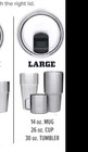 Yeti Rambler Magslider Lids For 30oz Tumbler 14oz Mug 26oz Cup - Set Of 2  new 