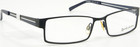 Randy Jackson Rj 1015 Black   Blue Metal Eyeglasses Glasses Frame 55-16-145 New
