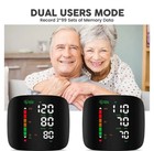 Wrist Blood Pressure Monitor With Led Display  Capable Of Storing 99 Sets Of   