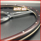 15  Inch Steering Wheel Astrali Brooklands Classic Car Slots Fits Moto Lita Boss
