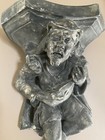 Antique Gothic Wall Shelves Pair Gargoyle Cast Matching Pair Wall Art