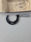 Vintage Starrett No  436 Micrometer 1-2  Satin Chrome Tool W  Box   Wrench Usa