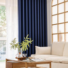 Windows Navy Blackout Curtains 45 Inches Long 2 Panels Set Grommet Blackout Drap
