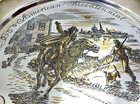Danbury Mint Sterling Silver 8 5oz Plate    paul Revere   s Ride-1775    No 5611