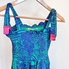 Briton Court Hawaiian Dress Girls Sz 8 Floral Hula Print Hawaii