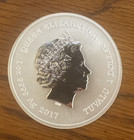 2017 Tuvalu Spiderman Marvel 1 Oz Silver Coin