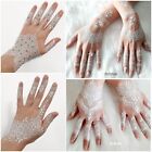Handmade White Henna Glam Cones  Diy Temporary Bridal Mehndi Henna Lace Tattoos