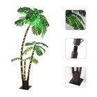 Artificial Lighted Palm Tree Led Lights Decoration 6ft For Home Patio Party Xmas