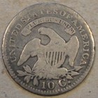 1821 Capped Bust Dime As Pictured