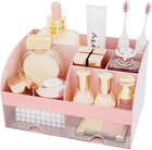 Bathroom Countertop Organizer  Toothbrush Holders For Bathroom  6 Slots Toothpas