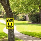 Slow Down Children At Play Metal Aluminum Sign Safety Yard Fence Road Sign We   