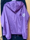 Prince Mn Twins Promo Jacket Large Purple Hooded Lightweight Lined Full Zip Euc