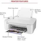 Canon Pixma Ts3720 Wireless All-in-one Printer  White