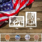 American Flag Stencil Star Stencils For Painting Union 50 Stars 1776 Military   