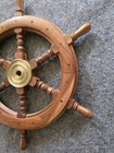 Wooden Nautical Ships Wheel Boat s Steering Wheel Helm 24  Marine Decoration 