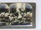 Vintage Keystone Stereoview Card Wwi Wounded Belgian Hospital Antwerp Belgium