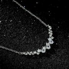 3ct Round Cut Vvs1d Diamond Women s Necklace In 14k White Gold Fn 18 Free Chain