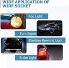 Headlight Wiring Harness Socket 3056 3156 3157 Led Plug For Gm Gmc Chevy 1997-