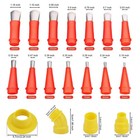 19pcs Caulking Nozzle Tool Kit For Bathroom Kitchen Window