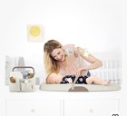 Diaper Caddy Organizer W  Touch Sensor Night Light For Nursery  20 Lbs  Capacity