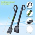 3 In 1 Car Ice Scraper Snow Removal Tool Emergency Shovel Detachable Windshield