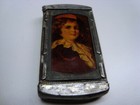 Circa 1910 Mother   Child Match Safe