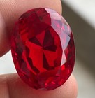 205 Ct Big Size  Natural Certified Blood Red Ruby Oval Cut Loose Gemstone