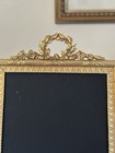 Elias Artmetal Gold 5x7   Wreath Top  Picture Frame No Glass 