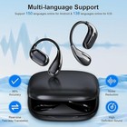 Black Ai Language Translator Device Real-time Smart Instant Voice 150  Languages