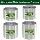 50ft Diy Corrugated Corten Steel Edges Metal Landscape Edging For Outdoor Garden