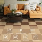 12pcs Carpet Squares 24   x 24    Carpet Tiles Peel And Stick Non-slip Self Adhes   