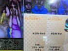 April 5th 1994 Nirvana Canceled Concert Ticket Kurt Cobain Suicide Raw Full