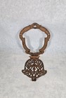 Antique Folding Warming Shelf Copper  Cast Iron Ornate Stove Architectural 