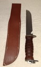 Wwii Era E g  Waterman Egw Fighting Knife - Original Wood Handle   Bottle Opener