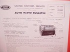 1953 Cadillac Eldorado Fleetwood Delco Radio tuner tips Service Manual Kit