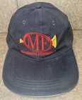 Maynard Ferguson Hat Black With Red gold Embroidered Logo Cutter   Buck 