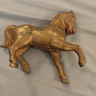 Cast   Iron  Prancing Horse  Bank   Vintage   4 5 Inches