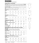 Simplicity 9280 Girl s Dress  Top   Leggings Sewing Pattern Size 3-8 New 