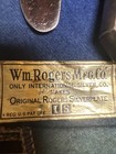 Wm Rogers International Silverplate Silverware Lot Of 26 Vintage Art Deco Case