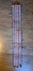 Nigerian Wall Art Yoruba Beaded 56  Sash Raised Beadwork Animals Figures Vintage