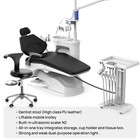 Black Dental Pu Leather Computer Controlled Dc Motor Integral Unit Chair  stool