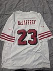 Nike Men s Nfl San Francisco 49ers Christian Mccaffrey 23 Jersey White 2xl