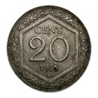 1918 Italy 20 Centesimi Coin - Km  58