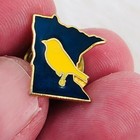 Minnesota Yellow Bird Enamel Lapel Pin Warbler    